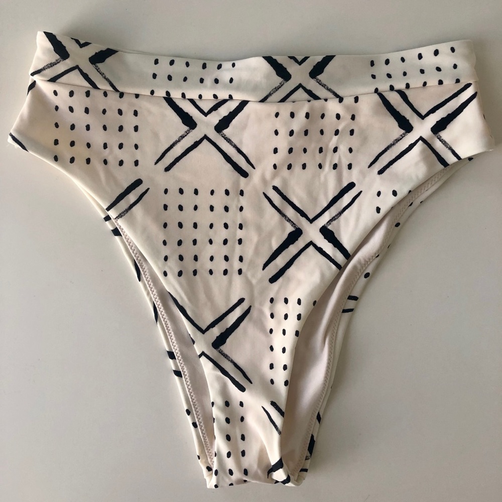 AERIE HIGH CUT CHEEKY BIKINI BOTTOM